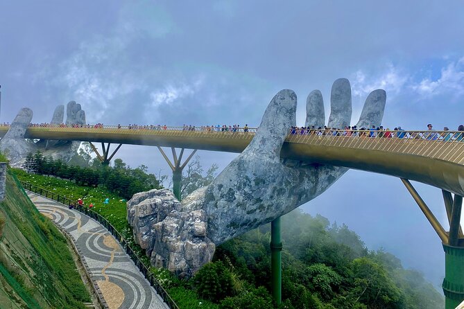 Full-Day Private Tour in Golden Bridge and Ba Na Hills - Getting your bearings at the Sun World entrance