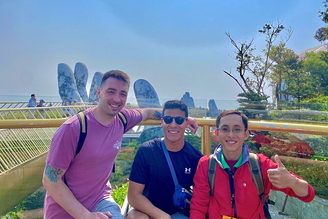 Full-Day Private Tour in Golden Bridge and Ba Na Hills - Golden Bridge, flower gardens, and the middle level