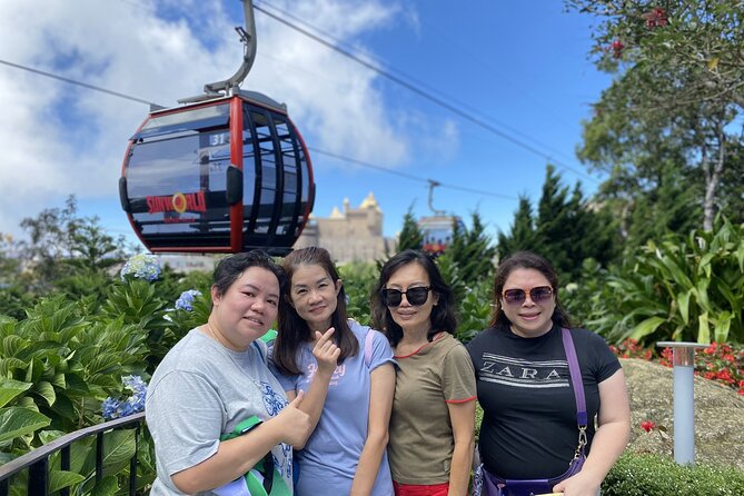 Full-Day Private Tour in Golden Bridge and Ba Na Hills - The short cable car ride to French Village