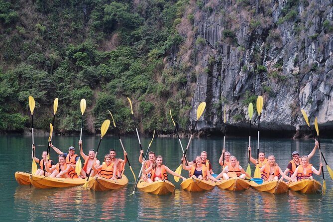 Full day trip to Lan Ha-Ha Long Bay from Cat Ba, avoid the crowds - Lunch with Ha Long Bay Views