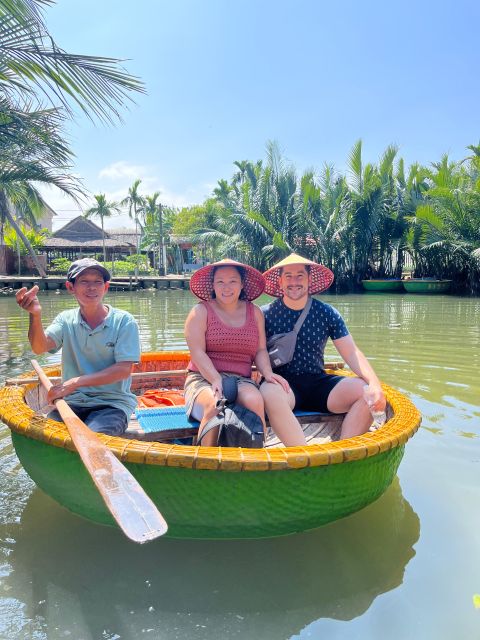 Funny day cycling, Buffalo riding and Basket boat - Cam Thanh and the round basket boat