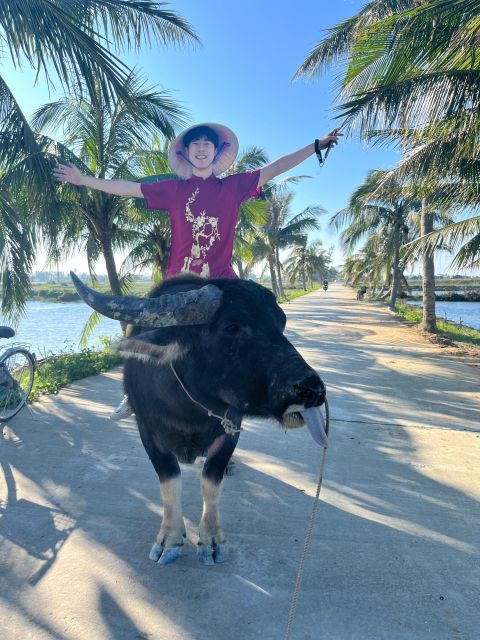 Funny day cycling, Buffalo riding and Basket boat - Starting at 06 Tran Hung Dao