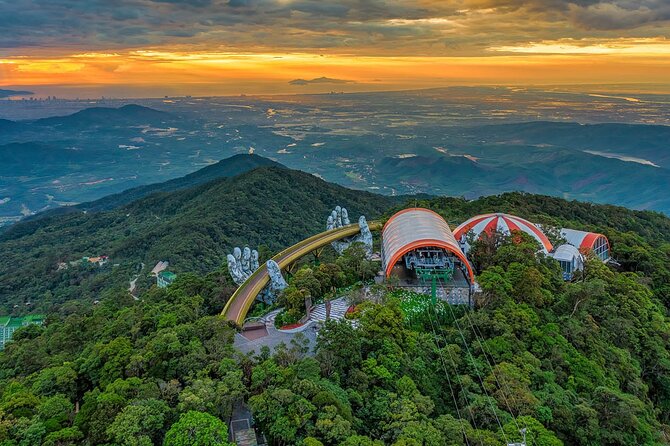 Golden Bridge & Ba Na Hills with Buffets Lunch ,2 ways cable car - Golden Bridge, French cellar, and nine gardens