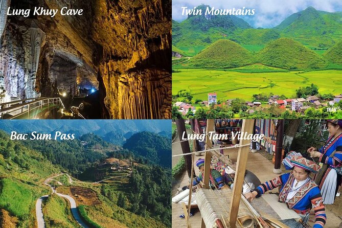 Ha Giang Loop 4 Days 3 Nights Motorbike Tour with easy Rider - Day one: Bac Sum Pass, Quan Ba, and Lung Khuy Cave