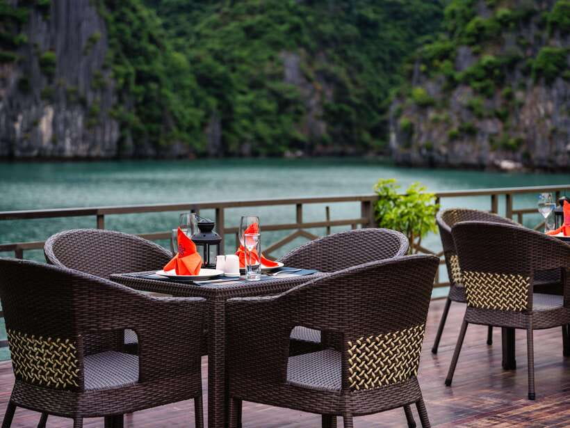 Ha Long Bay: 2-Day Tour with La Pandora Boutique Cruise - Sunset, spring rolls, and an overnight cabin