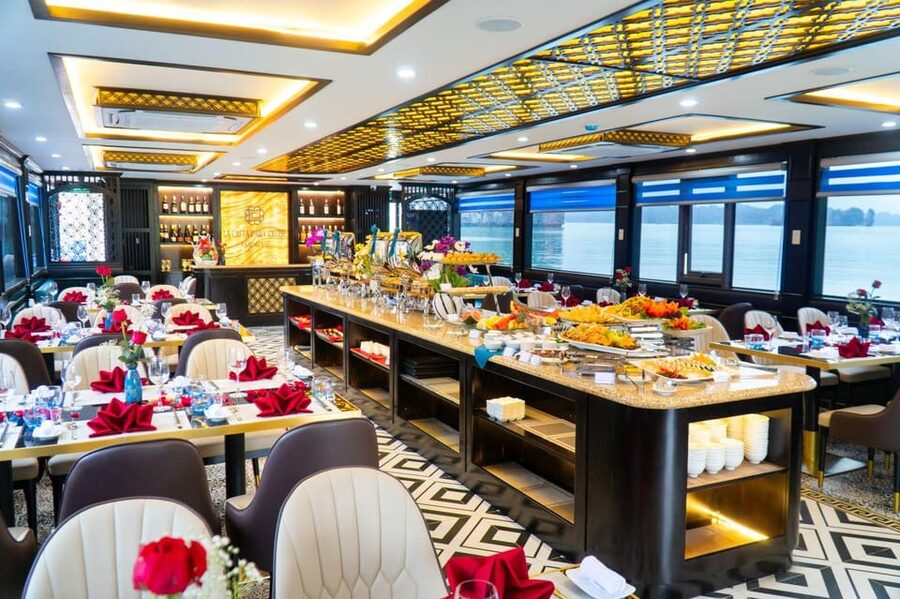 Ha Long Bay 8 hours daily tour on LA CASTA DAILY CRUISE - Buffet lunch with Vietnamese flavors