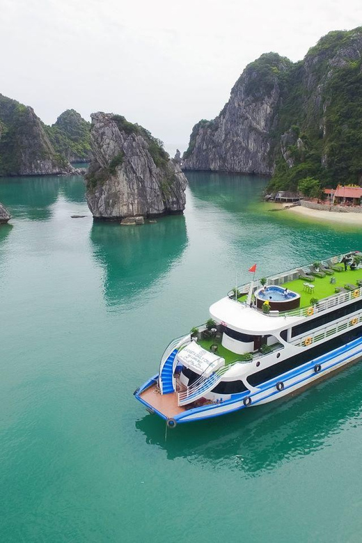 Ha Long Bay 8 hours daily tour on LA CASTA DAILY CRUISE - Climbing Ti Top Island for the big view