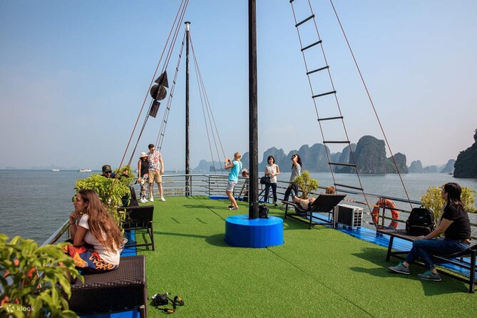Ha Long Bay Cruise Day Tour-Cave, Kayaking,Ti top island & Lunch - Ti Top Island, swimming, and the climb for the view