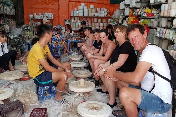 Half-day Explore Bat Trang Ceramic Village by Russian Jeep - Making a ceramic item of your own