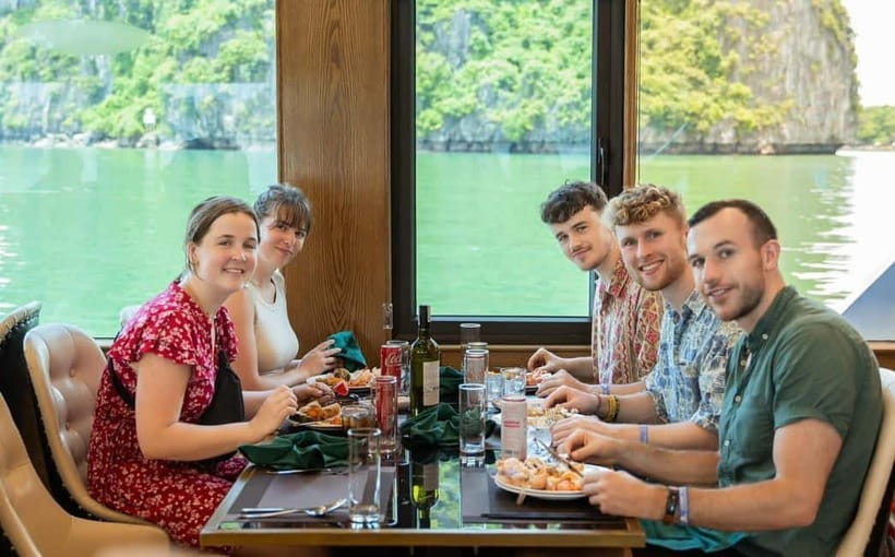 Halong 6 Hours Cruise: Kayak, Cave, Lunch, Beach & Island - Kayaking into Luon Cave