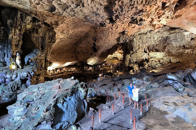 Halong & Bai Tu Long Luxury Day Tour - Fishing village & Kayak - Thien Canh Son Cave and a short walk underground