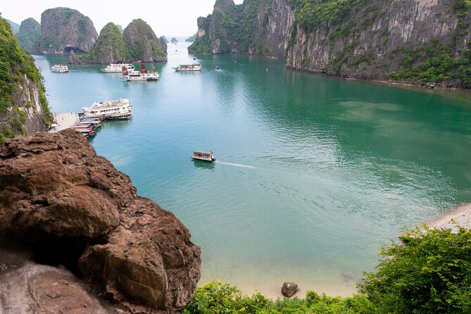 Halong Bay 2 Days 1 Night Traditional Boat - Dinner and the shared cabin shape the overnight experience