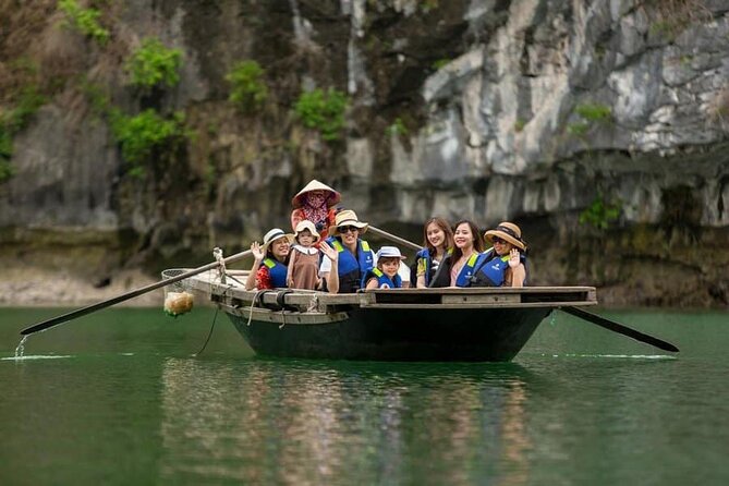 Halong Bay day tour 4 hours Cruise from Hanoi city - Ba Hang by kayak or bamboo boat