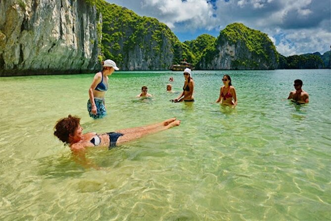Halong Bay Day Tour 6Hour Deluxe Cruise Limousine Bus Small Group - Three hours of cruising through Halong Bay