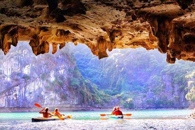 Halong Bay Day Tour By Diamond Era Cruise,Titop,Sung Sot & kayak - Titop Island, beach time, and the viewpoint