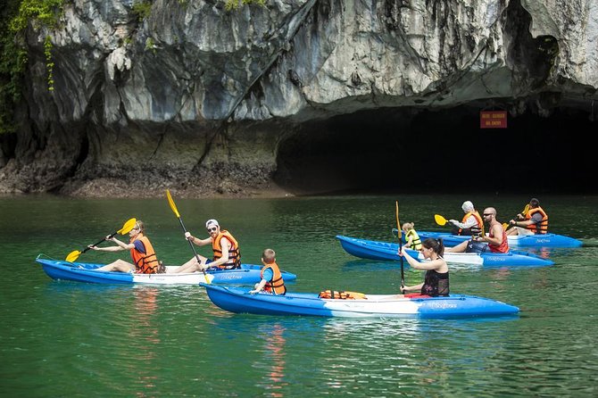 Halong Bay Day Tour With Titop Island, Cave, Kayak & Lunch - A full day from Hanoi to the limestone islands