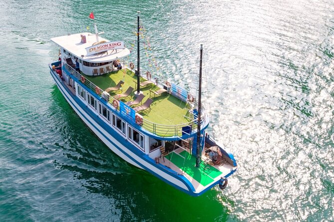 Halong Bay Day Tour With Titop Island, Cave, Kayak & Lunch - Sunset fruit and the cruise back to port