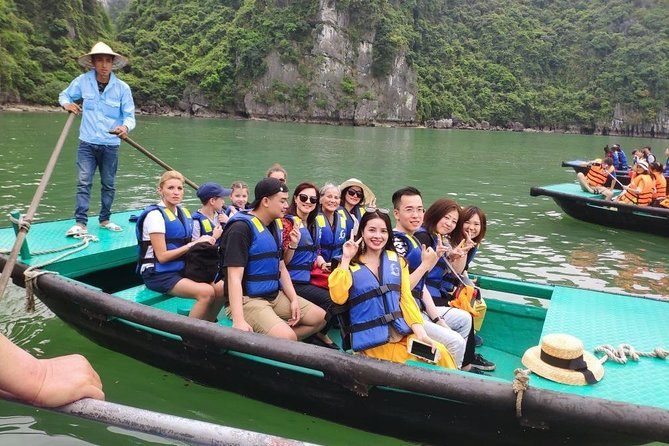 Halong Bay Day Tour With Titop Island, Cave, Kayak & Lunch - Titop Island and the choice between 400 steps or the beach
