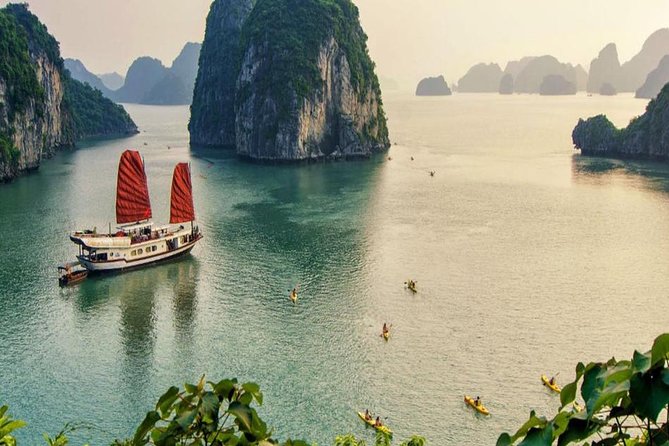 Halong Bay Full Day with Kayaking, Hiking viewpoint, Cave - Deluxe To Luxury - Sung Sot Cave, Halong Bay’s major cave stop