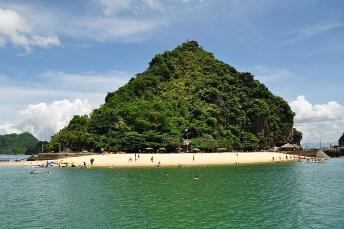 HaLong Bay Full Day With Surprise Cave, Kayaking, Swimming,Lunch - The sunset party on the return cruise
