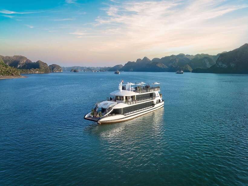 Halong Bay: Luxury Day Cruise with Buffet, Kayak, Swim - The ride from Hanoi to Tuan Chau Harbor