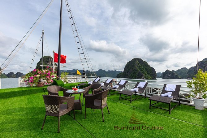Halong deluxe cruise 2D/1N: Surprise cave, Titop island, Full Meals, best prices - Surprise Cave at 2:30 p.m.