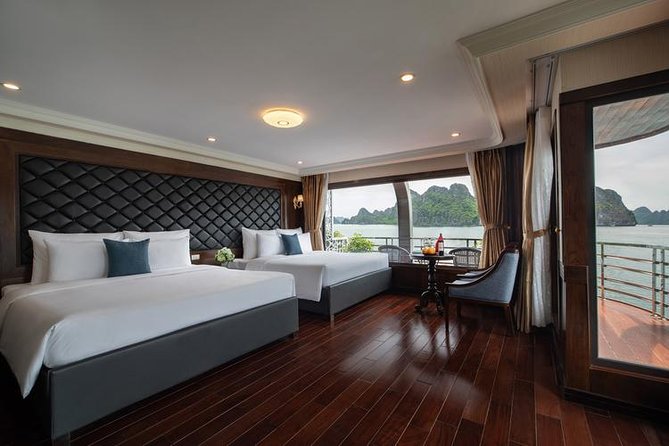 HaLong - LanHa Bay 1 Night On The 2nd Deck with La Pandora Cruises - Sunrise, Tai Chi, and an early cave visit