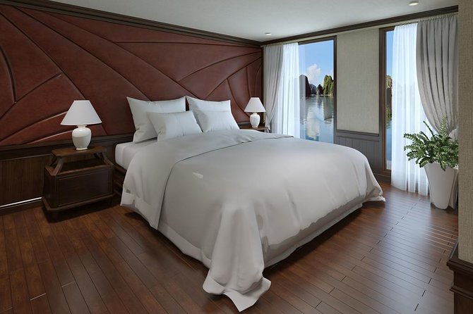 Halong Luxury Cruise 2D/1N: Kayaking, swimming, Titop island, Surprise cave - The cabin, service, and meaning of luxury