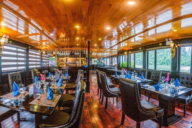 Halong Milalux 5 Star Cruise 2d1n,All inclusive,transfer - Sunset, dinner, and evening activities onboard