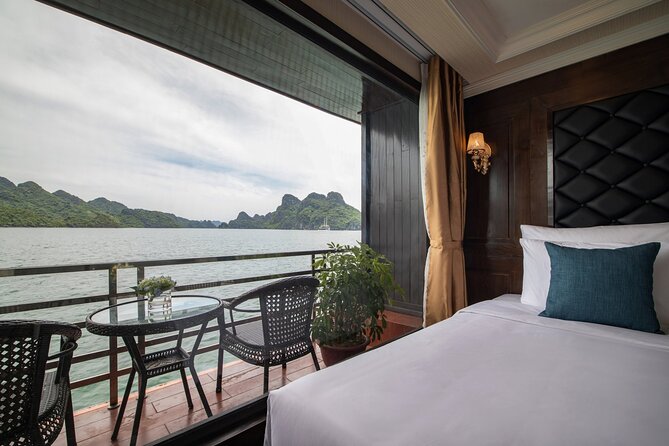 Halong Pandora 5 Star Cruise 2D1N-All Inclusive, cave, transfer - Lunch and the quieter side of Lan Ha Bay