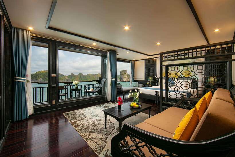 Hanoi: 2-Day Halong & Lan Ha Bay 5 Stars Cruise with Balcony - Choosing between Dark and Bright Cave and Ba Trai Dao