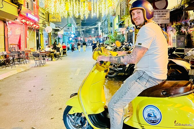 Hanoi After Dark Vespa Tour (4 hours): Street Food & Night Vibes - Hoan Kiem and the Old Quarter at 6:00 PM