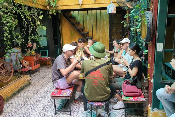 Hanoi City Tour : Hanoi Highlights and Hidden Gems - Egg coffee at a recycling-themed cafe