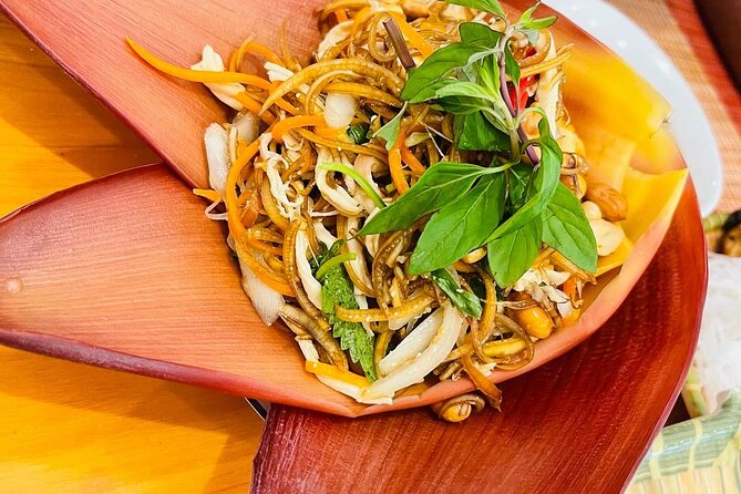 Hanoi Cooking Class Learning 5 Dishes including Banh Xeo - Shopping for produce at Hanoi’s biggest market