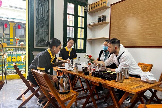 Hanoi Egg Coffee Class and Street Food Walking Tour - Cafe Minh and the one-hour coffee class