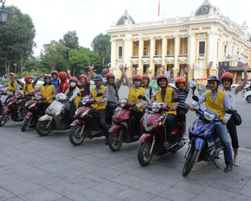 Hanoi: Food and Sightseeing Motorbike Tour with 7 Tastings - West Lake gives the route a breathing space