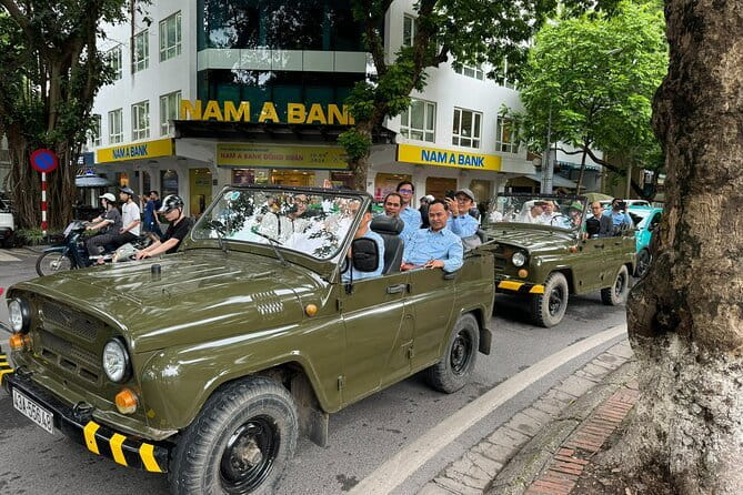 Hanoi Jeep Night Street Foodie Tour, Train Street and Egg Coffee - Ba Dinh, the French Quarter, and Ho Chi Minh Mausoleum
