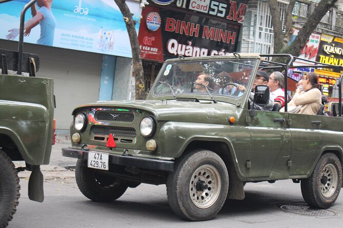 Hanoi Jeep Tours Led By Women: Hanoi City Jeep Tours - Train Street and egg coffee close the loop