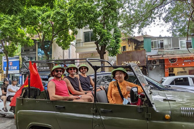 Hanoi Jeep Tours Led By Women: Hanoi City Jeep Tours Half Day - Railway Street, markets, and ordinary Hanoi