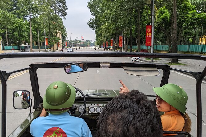 Hanoi Jeep Tours Led By Women: Hanoi City Jeep Tours Half Day - Timing, pickup, and group size