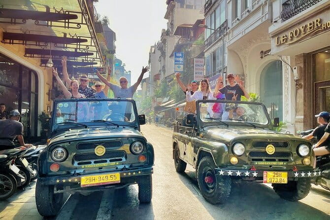 Hanoi Michelin Star Food Tour Via Jeep, Vespa or Motorbike - Riding through Hanoi traffic
