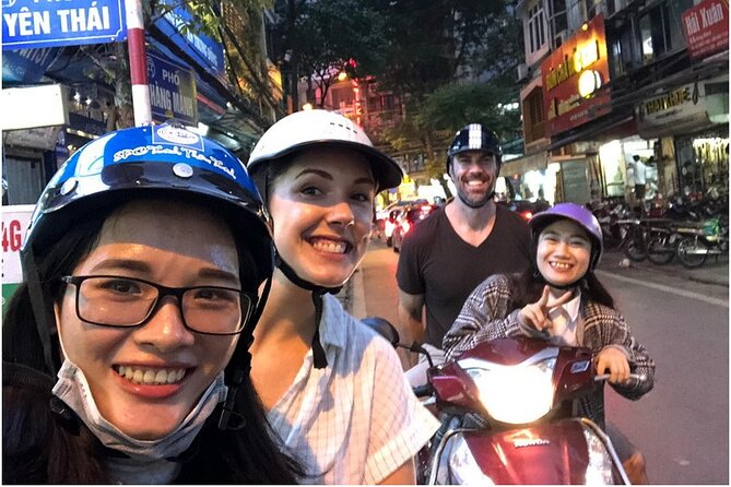 Hanoi Nightlife Food Tour By Motorbikes - Train Street, with an important warning