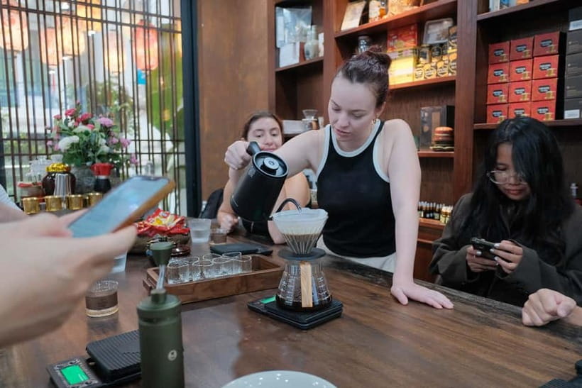 Hanoi: Salt Coffee Workshop Awake Your Senses With 6 Brews - Finishing with a coffee cocktail and local wine