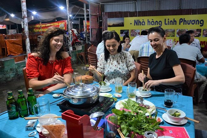 Hanoi Vespa Tours: Hanoi After Dark Vespa Food Tours - Bun cha, barbecue pork, and the main meal