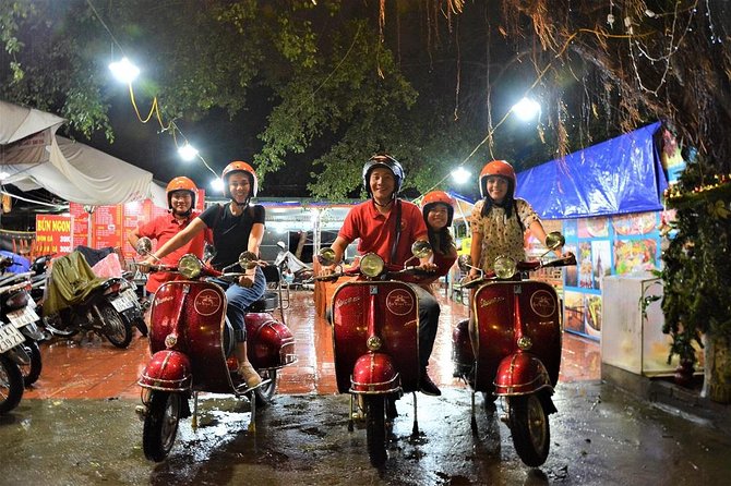 Hanoi Vespa Tours: Hanoi After Dark Vespa Food Tours - Guides, drivers, and the feel of the ride