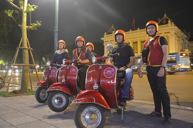 Hanoi Vespa Tours: Hanoi After Dark Vespa Food Tours - Starting at Long Bien Bridge