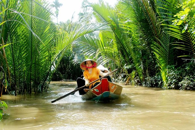 HCM:Mekong Delta Boat,Khotcake cooking Coconut Village,SmallGroup - Transport, pickup, and group size
