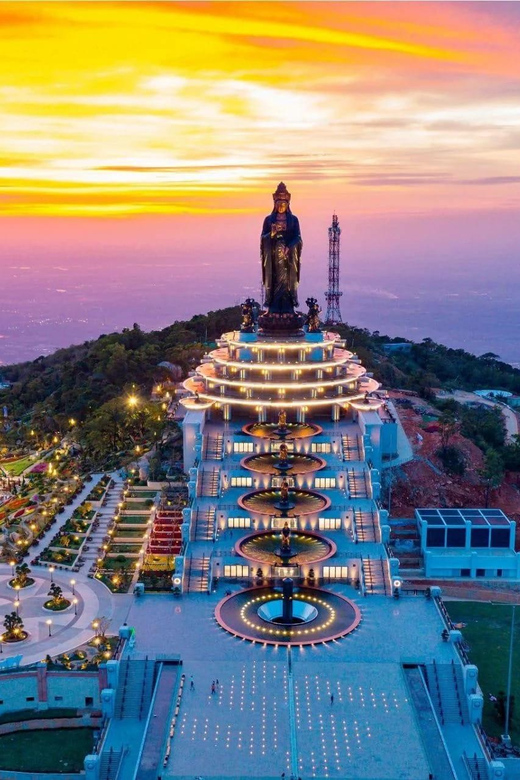 Ho Chi Minh: Black Virgin Mountain & Cao Dai Temple Tour - Orchards, grapes, and the countryside below