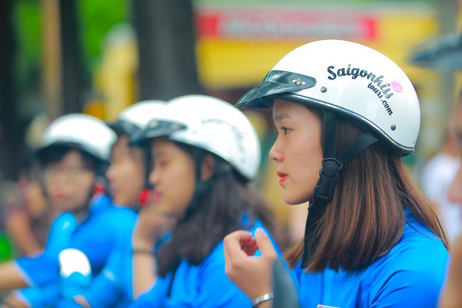 Ho Chi Minh Night Tour by Motorbikes with Female Rider | KissTour - Nguyen Thien Thuat apartment buildings: old Saigon in close quarters