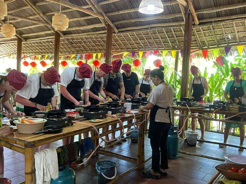Hoi An: Cooking Class, Crab Fishing-Basket Boat, Market Tour - The Short Drive to Cam Thanh Village